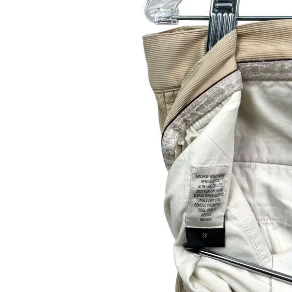 Callaway Golf Apparel by Nordstrom Shorts Pleated Front Pockets Zip Tan Men‎ 38 - Picture 6 of 8